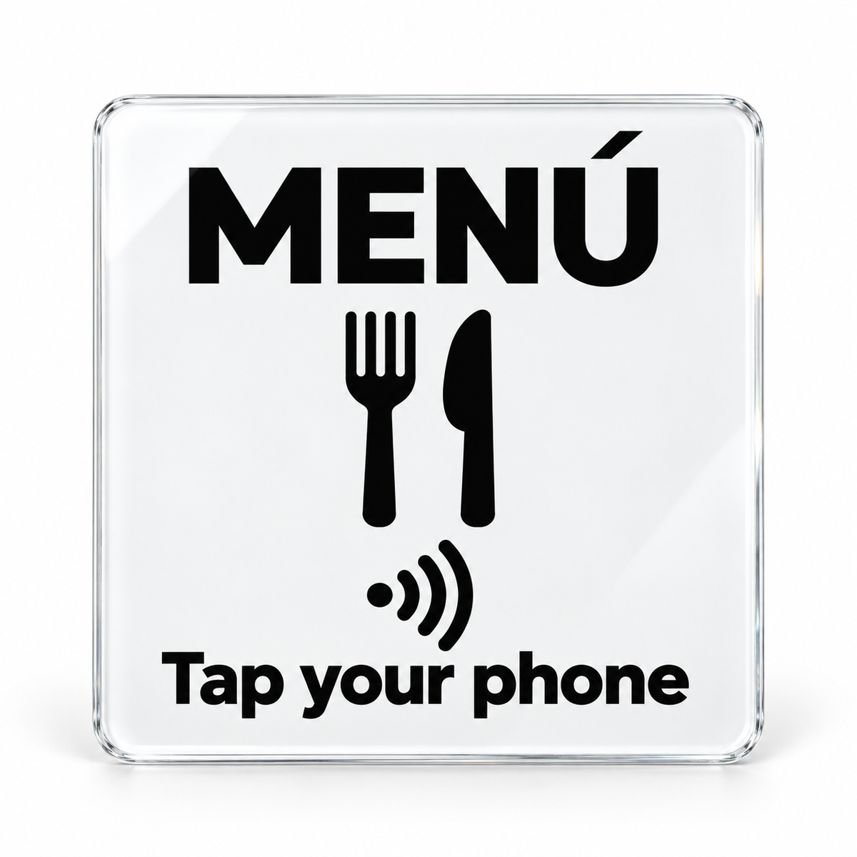 Placa NFC para menú digital