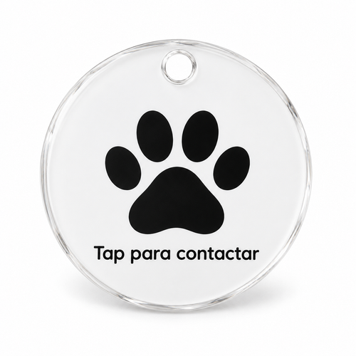 Placa NFC para mascotas