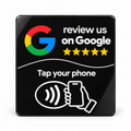 Placa NFC para reseñas de Google