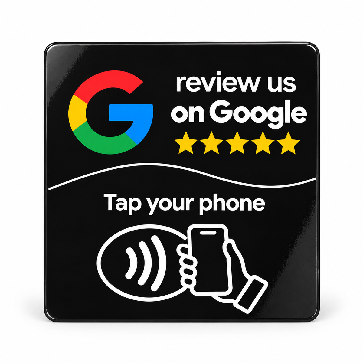 Placa NFC para reseñas de Google