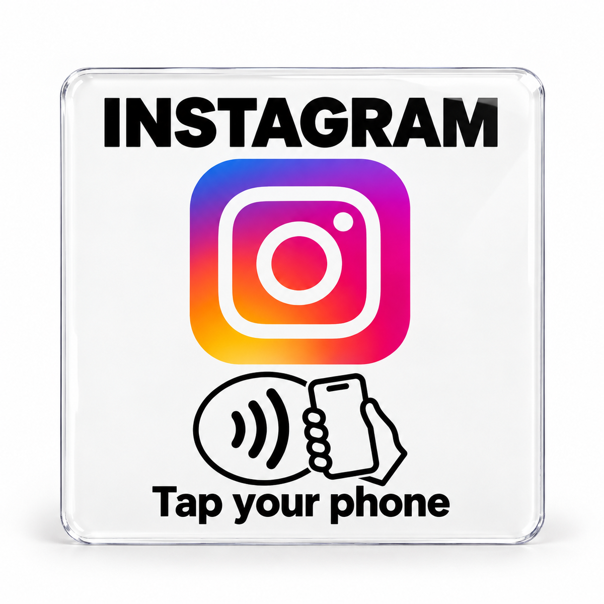 Placa NFC para Instagram