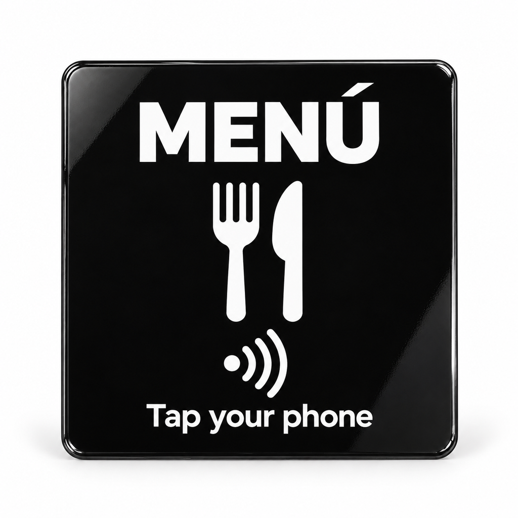 Placa NFC para menú digital