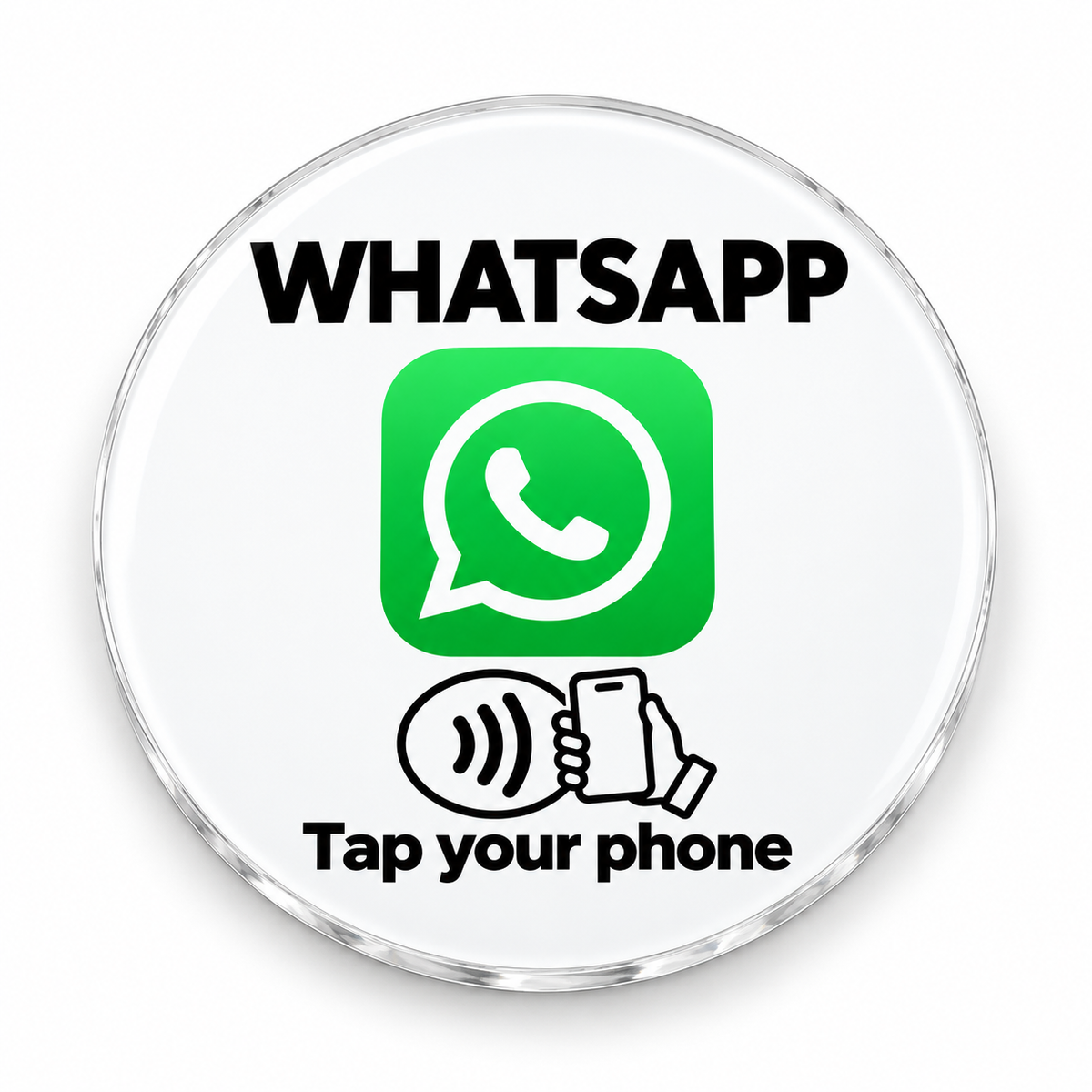 Placa NFC para WhatsApp