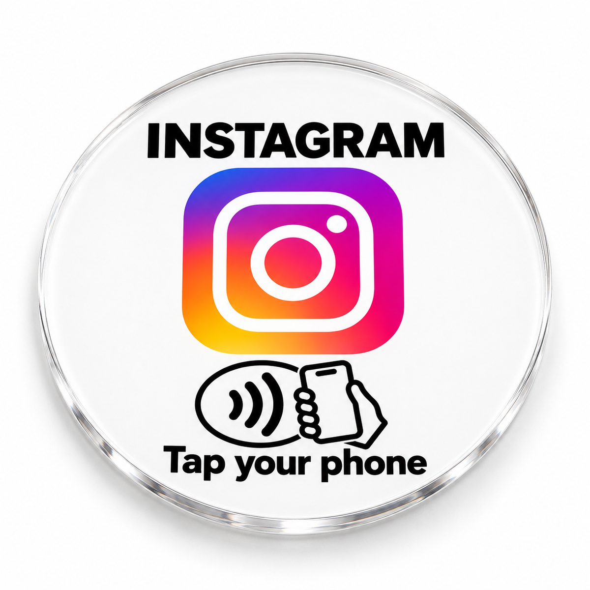 Placa NFC para Instagram